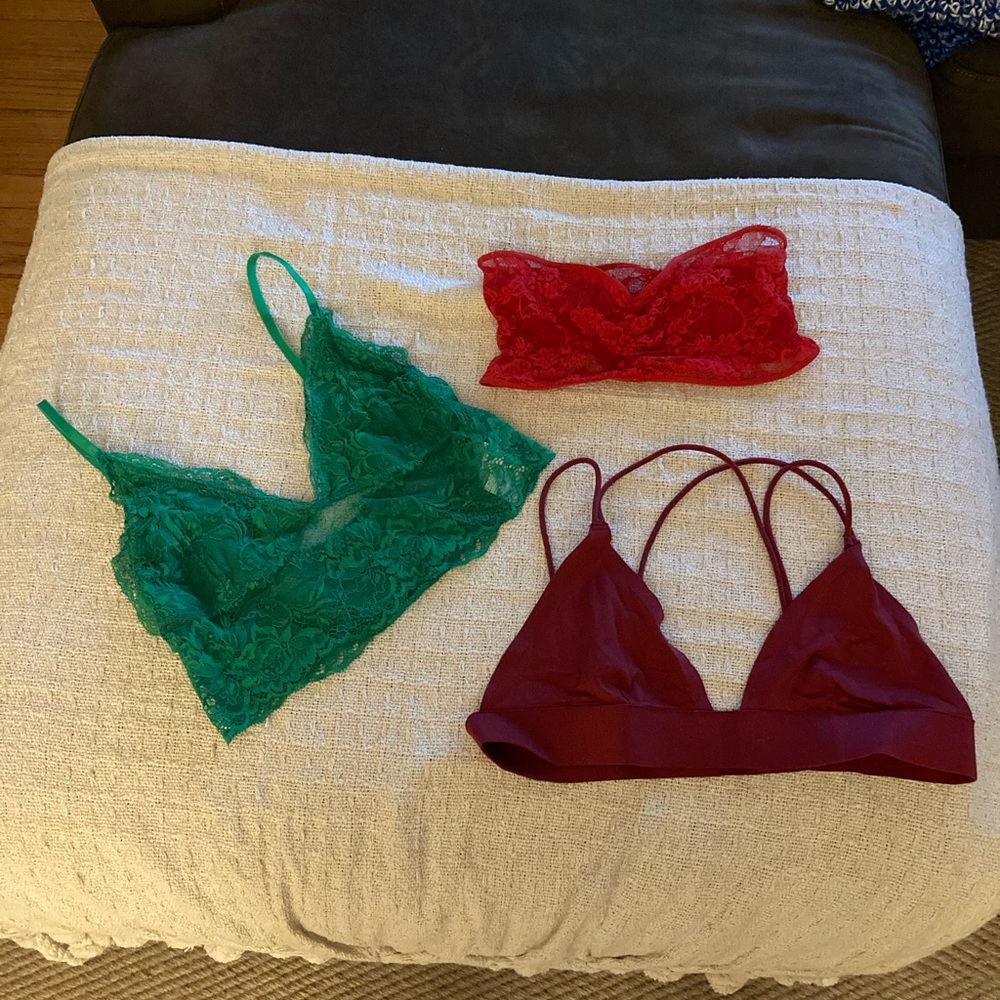 Bundle 3 bralettes Spencer’s